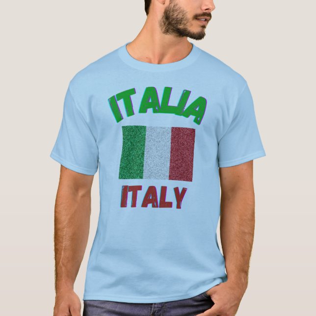 Camiseta Bandera Italia Italia Original Sports Club (Anverso)