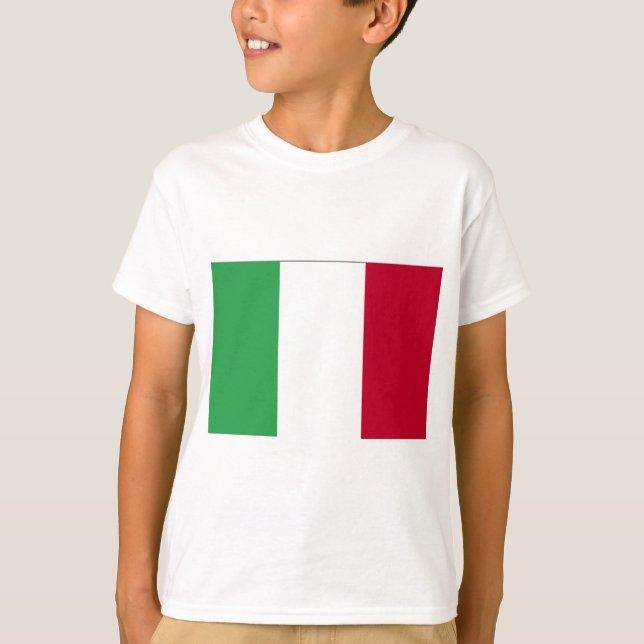 CAMISETA BANDERA ITALIANA (Anverso)
