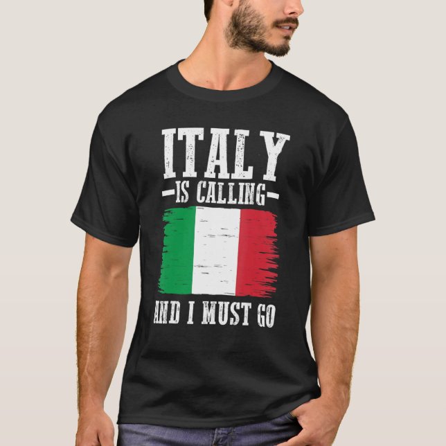 Camiseta Bandera italiana (Anverso)