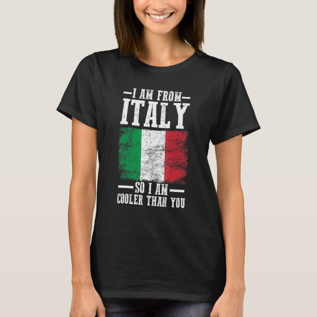 Camiseta Bandera italiana (Anverso)