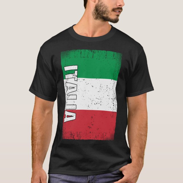 Camiseta Bandera italiana (Anverso)