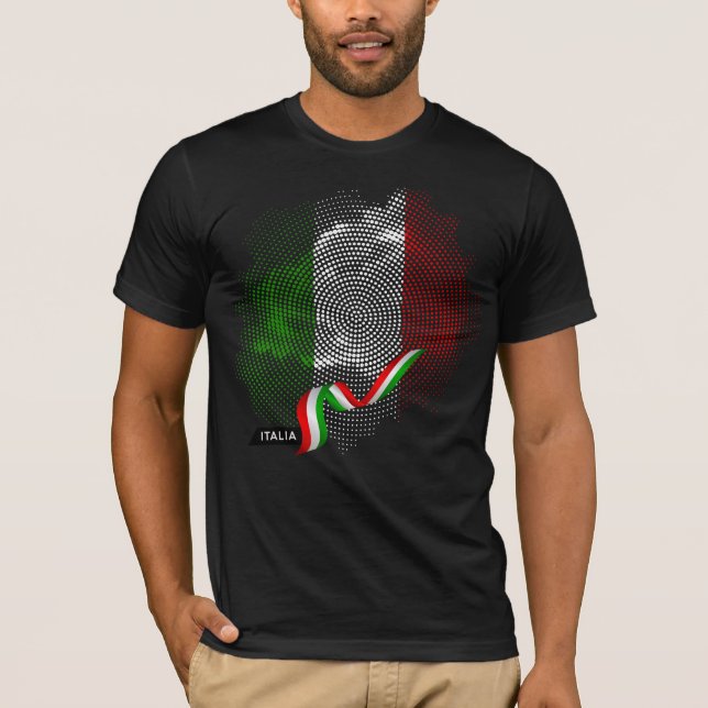 Camiseta bandera italiana (Anverso)