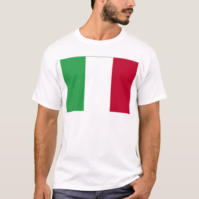 CAMISETA BANDERA ITALIANA (Anverso)