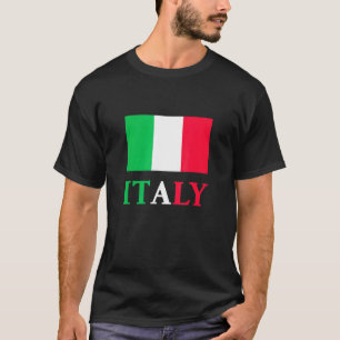 Camiseta Bandera italiana Bandiera Italia País italiano