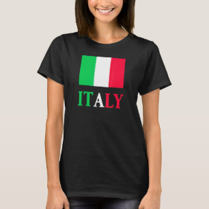Camiseta Bandera italiana Bandiera Italia País italiano