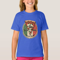 Bandera italiana con una Roma vintage y una pizza