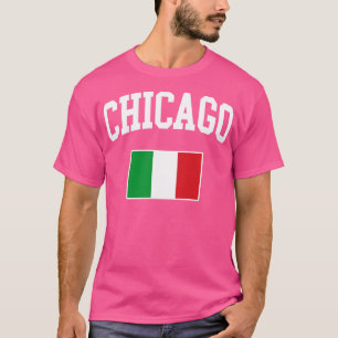 Camiseta Bandera italiana de Chicago Italia Italiano Italia