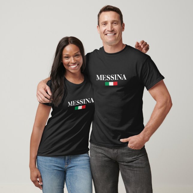 Camiseta Bandera italiana de Messina  (Unisexo)