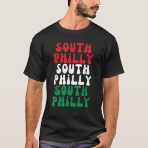 Camiseta Bandera italiana de South Philly Filadelfia Ciudad