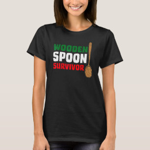 Camiseta Bandera italiana de un superviviente de la cuchara