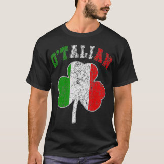 Camiseta Bandera italiana del Día de San Patrón de Otalian