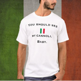 Camiseta Bandera italiana divertida que deberías ver mis ca