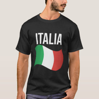 Camiseta Bandera italiana Emblem