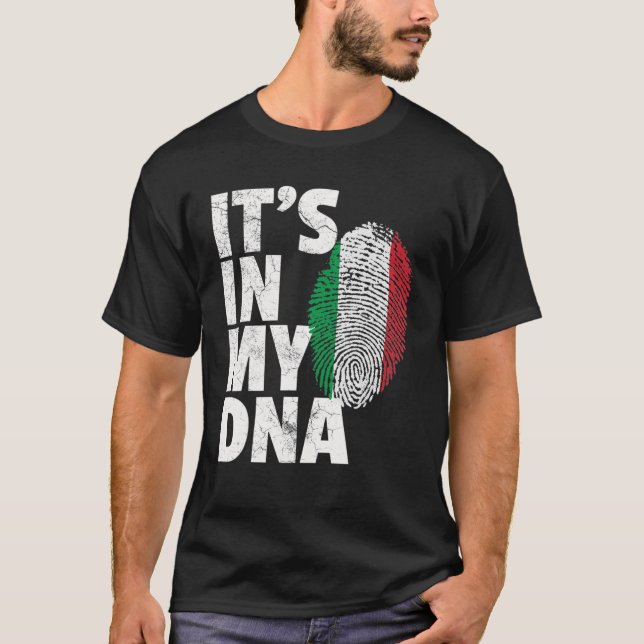 Camiseta Bandera italiana está en mi regalo de Navidades de (Anverso)