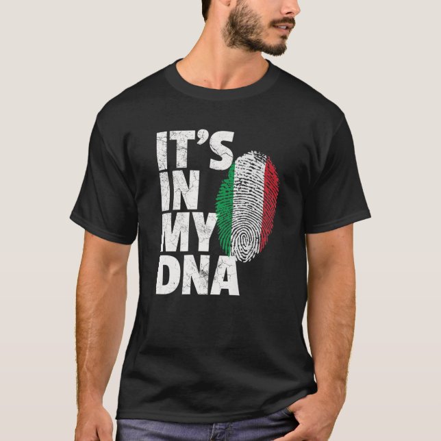 Camiseta Bandera italiana está en mi regalo de Navidades de (Anverso)