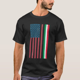 Camiseta Bandera italiana estadounidense