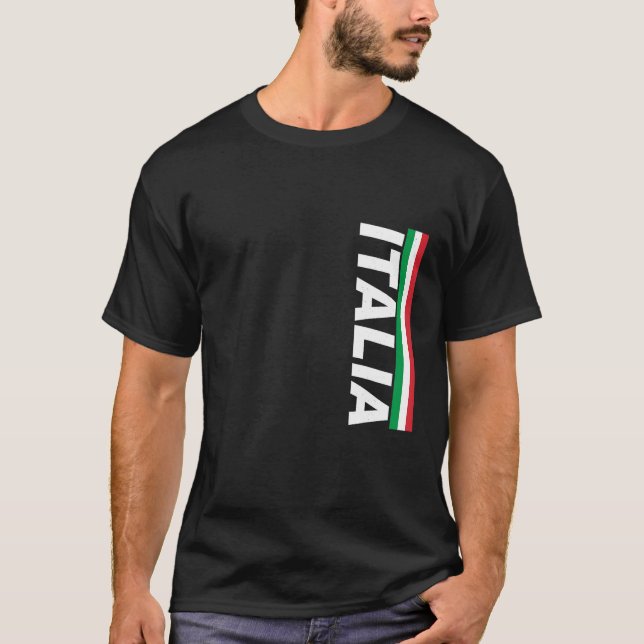 Camiseta Bandera italiana Guay Italia Banderas italianas Gi (Anverso)