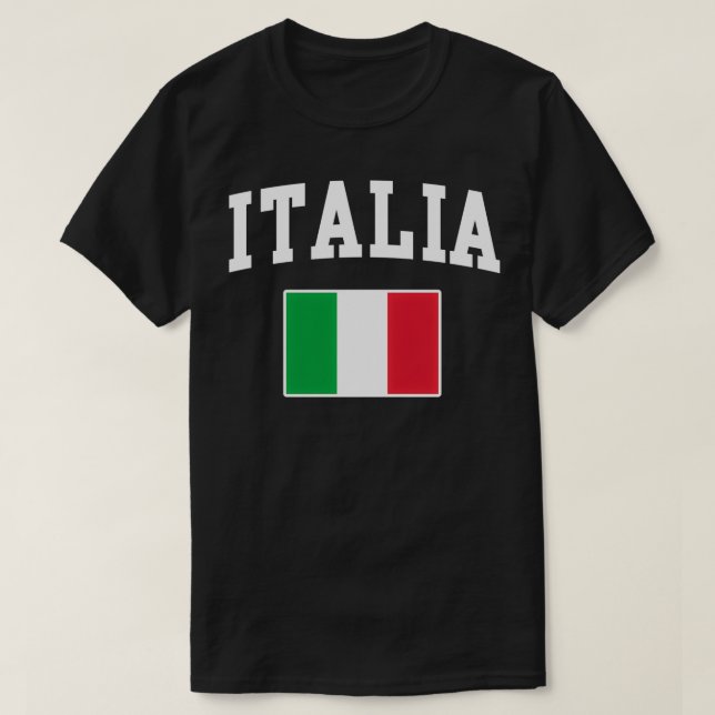 Camiseta Bandera italiana Italia Italia Italiano Gigantes H (Diseño del anverso)