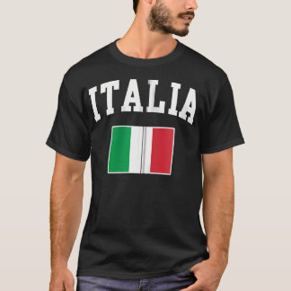 Camiseta Bandera italiana Italia Italia Italiano Gigantes H