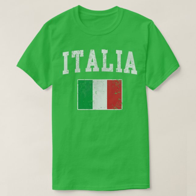 Camiseta Bandera italiana Italia Italiano Italiano (Diseño del anverso)