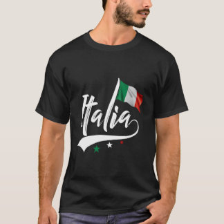 Camiseta Bandera italiana Italia Italiano Patrimonio