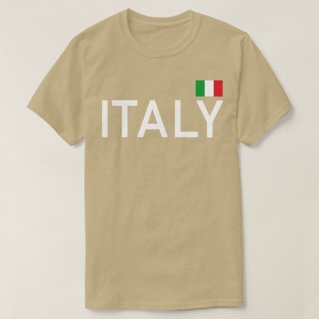 Camiseta Bandera italiana Italiano Italiano Deportes (Diseño del anverso)