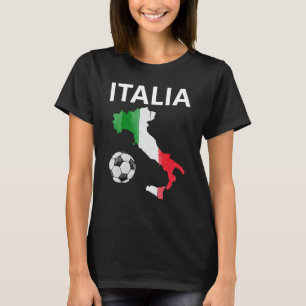 Camiseta Bandera italiana Mapa de fútbol Italia Deporte