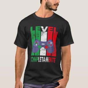 Camiseta Bandera Italiana Nivel de tiempo de subida videoju