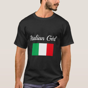 Camiseta Bandera italiana Orgullo italiano-americano