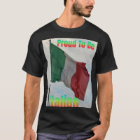 Bandera italiana orgullosa de ser
