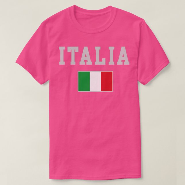 Camiseta Bandera italiana patrimonio de Italia (Diseño del anverso)