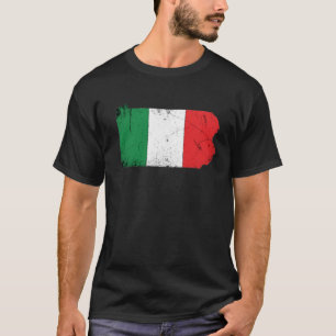 Camiseta Bandera italiana sobre Pennsylvania