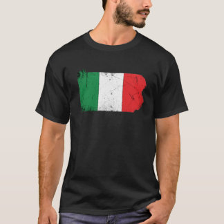 Camiseta Bandera italiana sobre Pennsylvania
