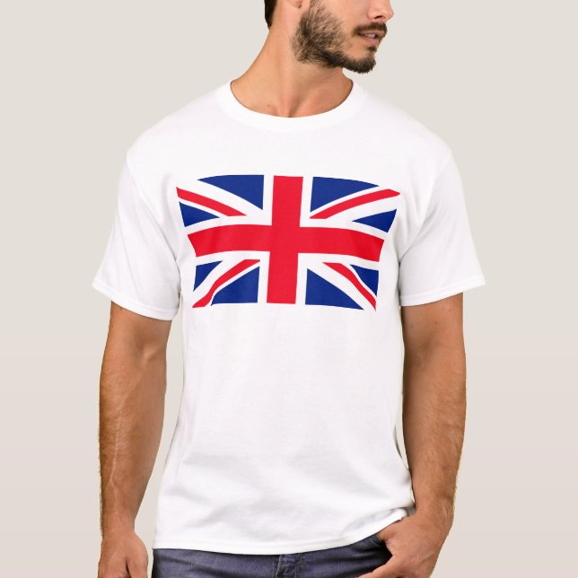 Camiseta Bandera Jack Union del Reino Unido (Anverso)