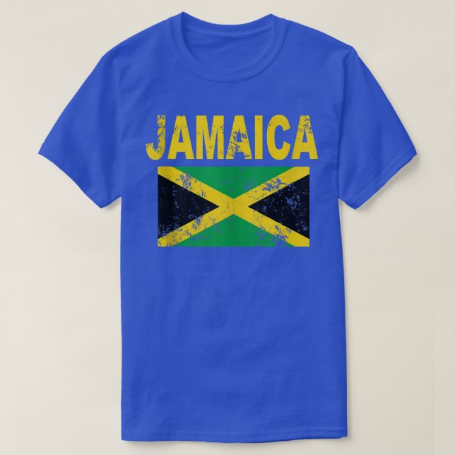 Camiseta Bandera Jamaica Guay Banderas jamaiquinas hombres  (Diseño del anverso)