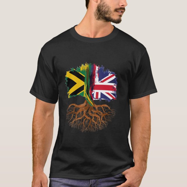 Camiseta Bandera Jamaica Guay Jamaican Flags Hombres Reino  (Anverso)
