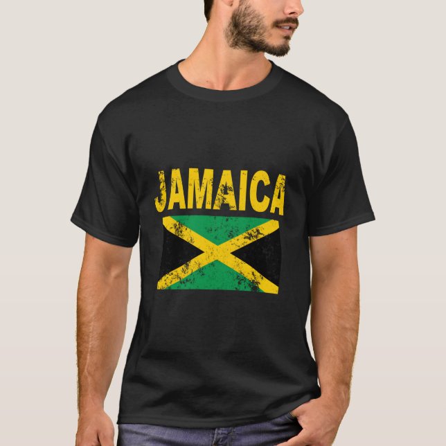Camiseta Bandera Jamaica T Guay Banderas jamaiquinas de via (Anverso)