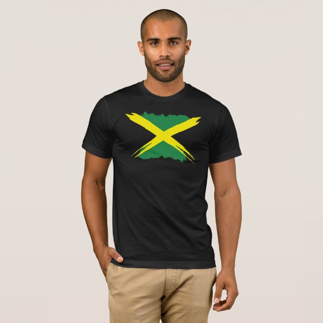 Camiseta Bandera jamaicana (Anverso completo)