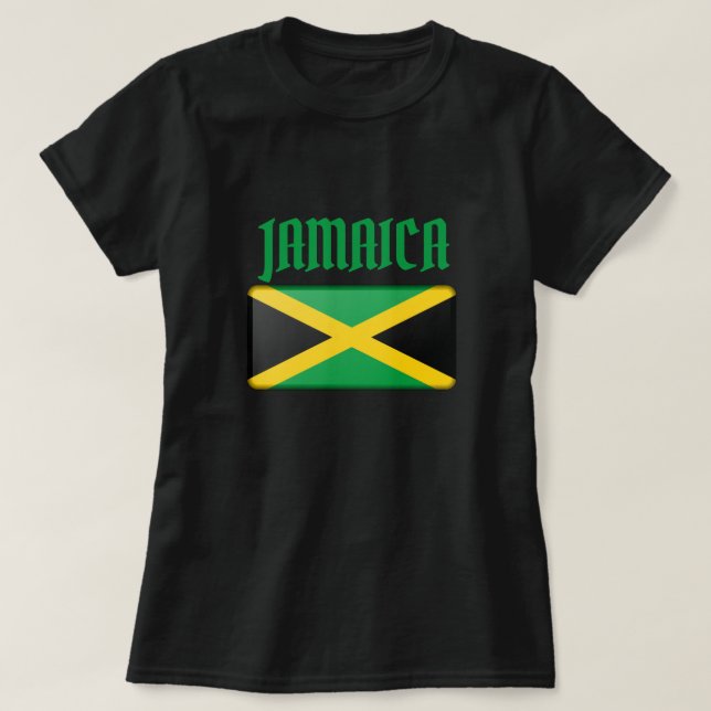 CAMISETA BANDERA JAMAICANA (Diseño del anverso)