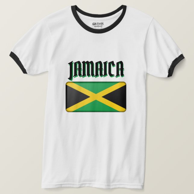 CAMISETA BANDERA JAMAICANA (Anverso del diseño)