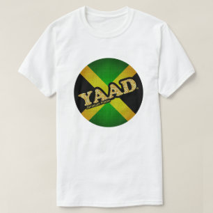 Camiseta Bandera jamaiquina de Yaad con estampado redondo
