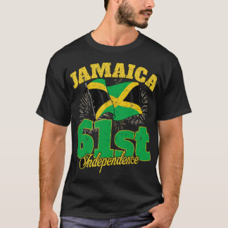 Camiseta Bandera jamaiquina en el Día de la Independencia d