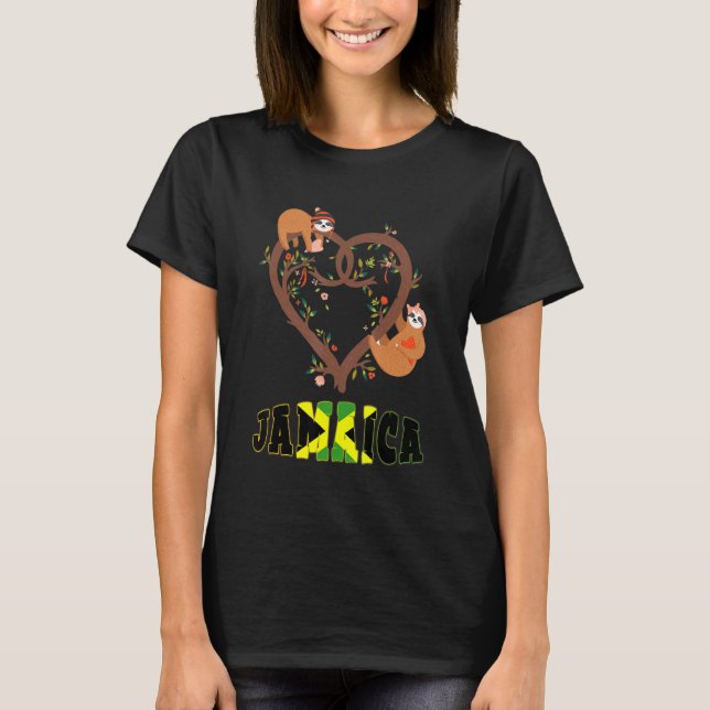 Camiseta Bandera jamaiquina Estrella del Mar de Jamaica Hom (Anverso)