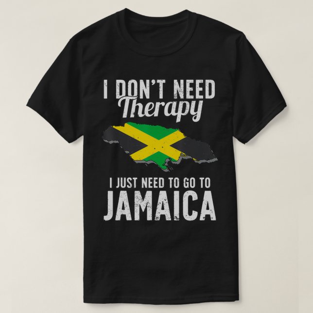 Camiseta Bandera jamaiquina I Bandera de Jamaica I Vacacion (Diseño del anverso)
