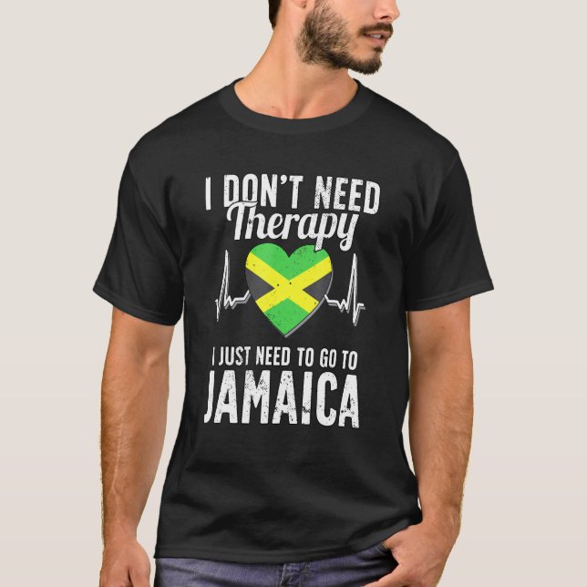 Camiseta Bandera jamaiquina I Bandera de Jamaica I Vacacion (Anverso)