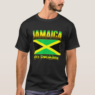 Camiseta Bandera Jamaiquina Isla Caribe De Jamaica No Probl