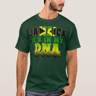 Camiseta Bandera jamaiquina Jamaica está en mi ADN Hombres 