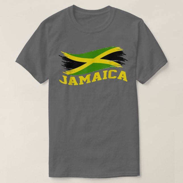 Camiseta Bandera jamaiquina Jamaica está en MyHeart Men Ki (Diseño del anverso)