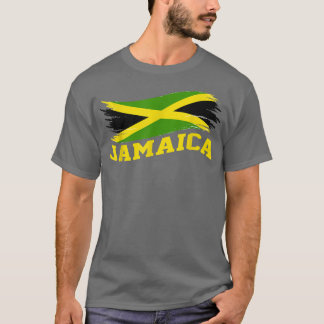Camiseta Bandera jamaiquina Jamaica está en MyHeart Men Ki