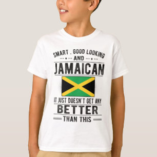 Camiseta Bandera jamaiquina Patrimonio de Jamaica Raíces ja